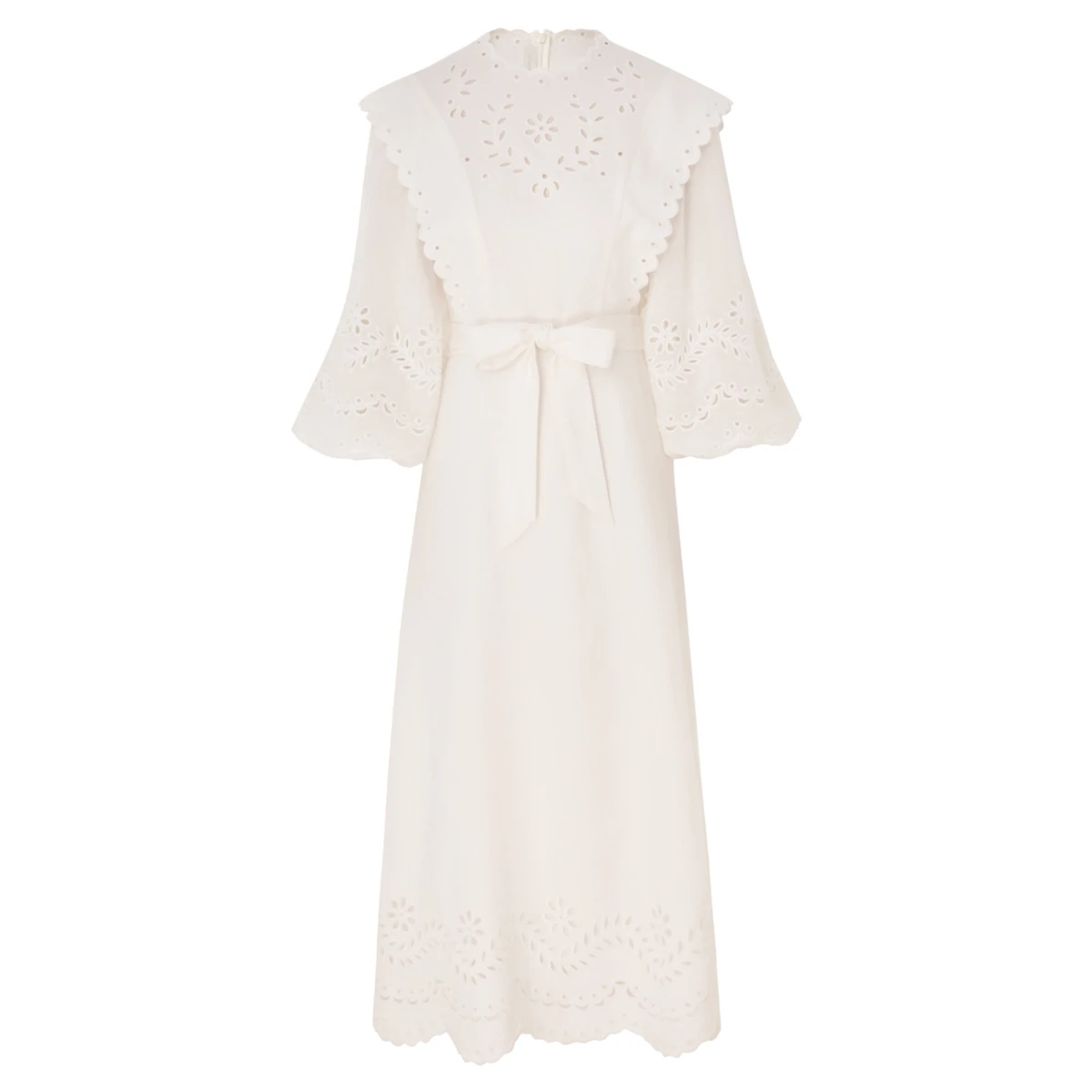 Zimmermann white hotsell midi dress