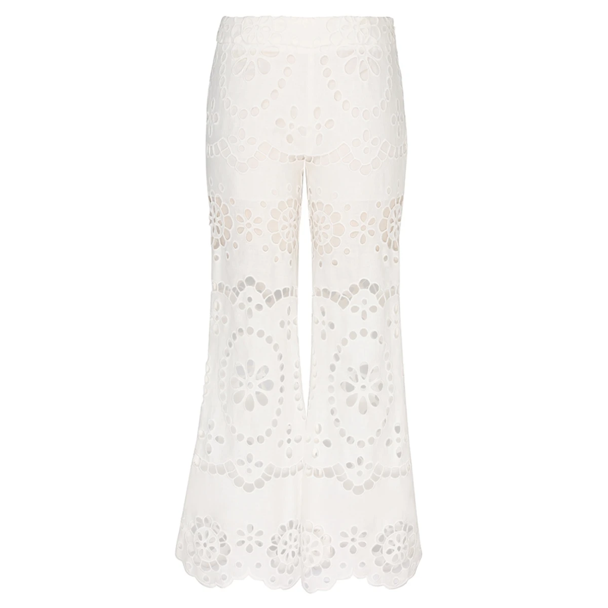 Zimmermann Lexi Embroidered Flare Pant