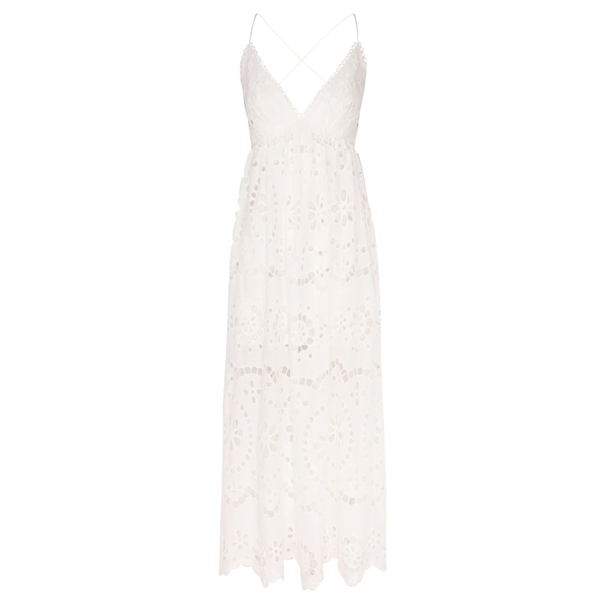 Zimmermann Lexi Embroidered Slip Dress