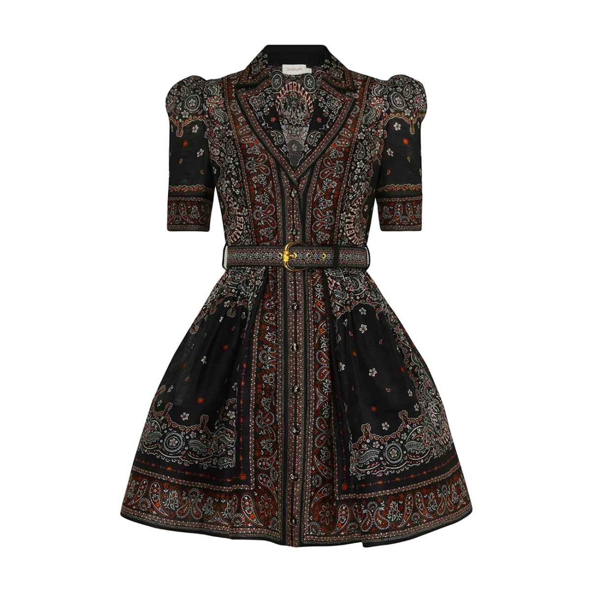 【Zimmermann】MATCHMAKER MINI SHIRT DRESS シャツ ミニドレス Zimmermann Matchmaker Mini Shirt Dress | Designer Collection