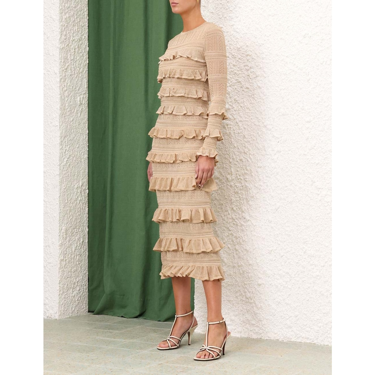 【Zimmermann】MATCHMAKER FRILLED MIDI フリル ミディドレス Zimmermann Dresses | Australian Designer Collection | Coveti