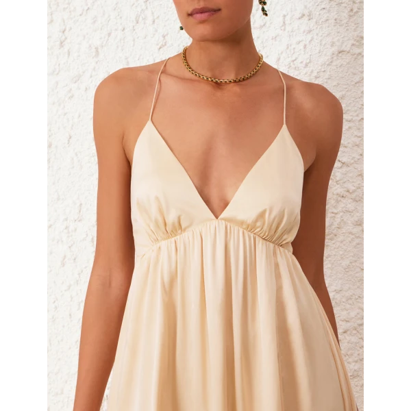 Low cut slip dress hotsell