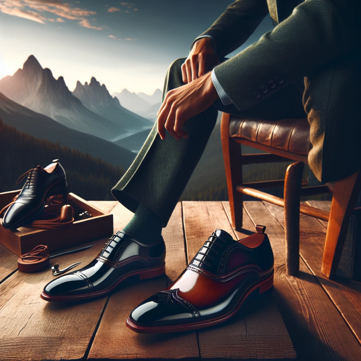 when to wear patent leather shoes men