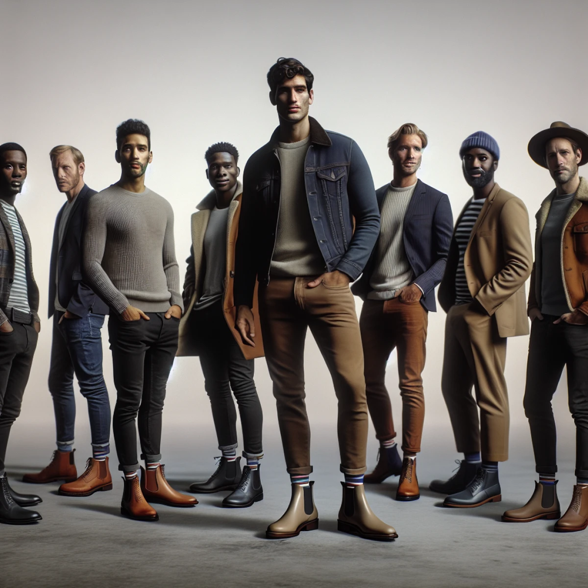 how do men where chelsea boots