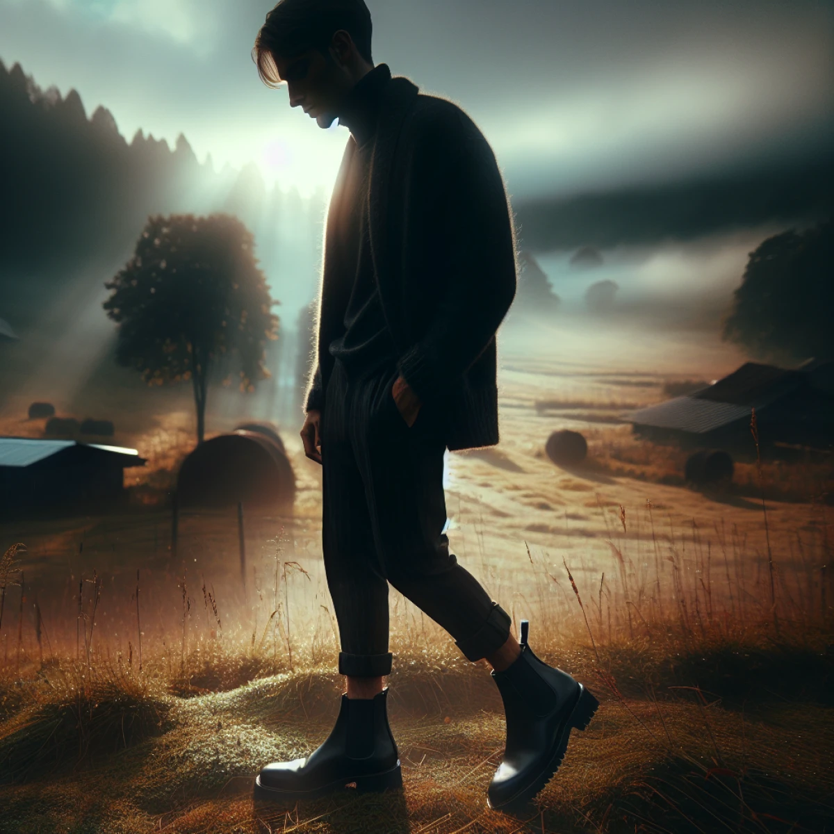 what do black chelsea boots men go with