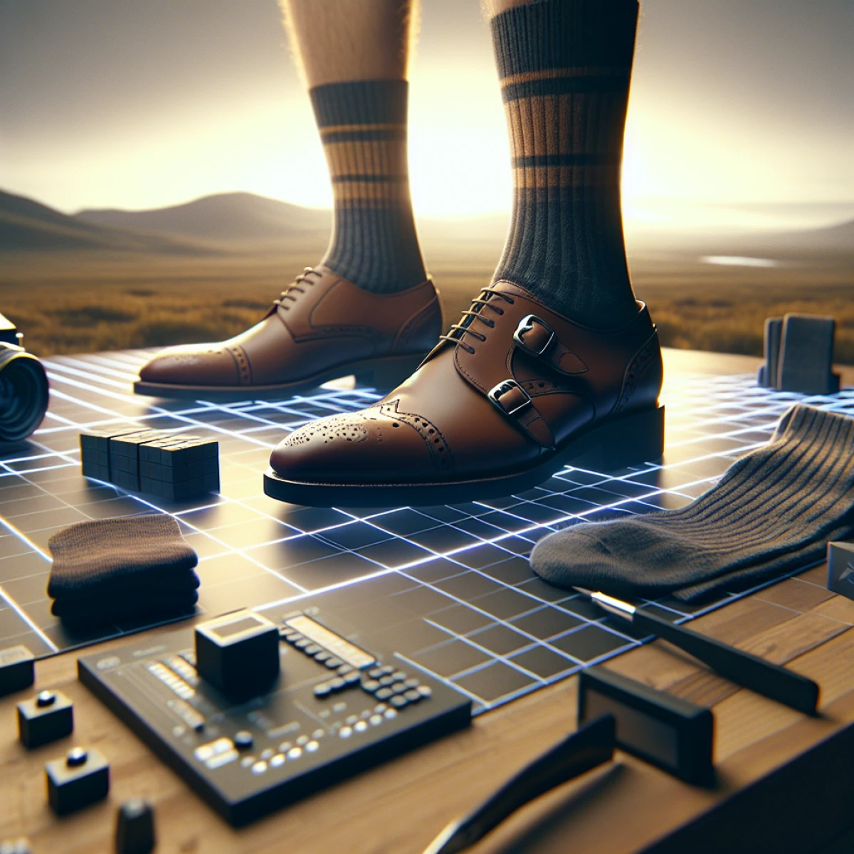what color socks with brown monk strap shoes