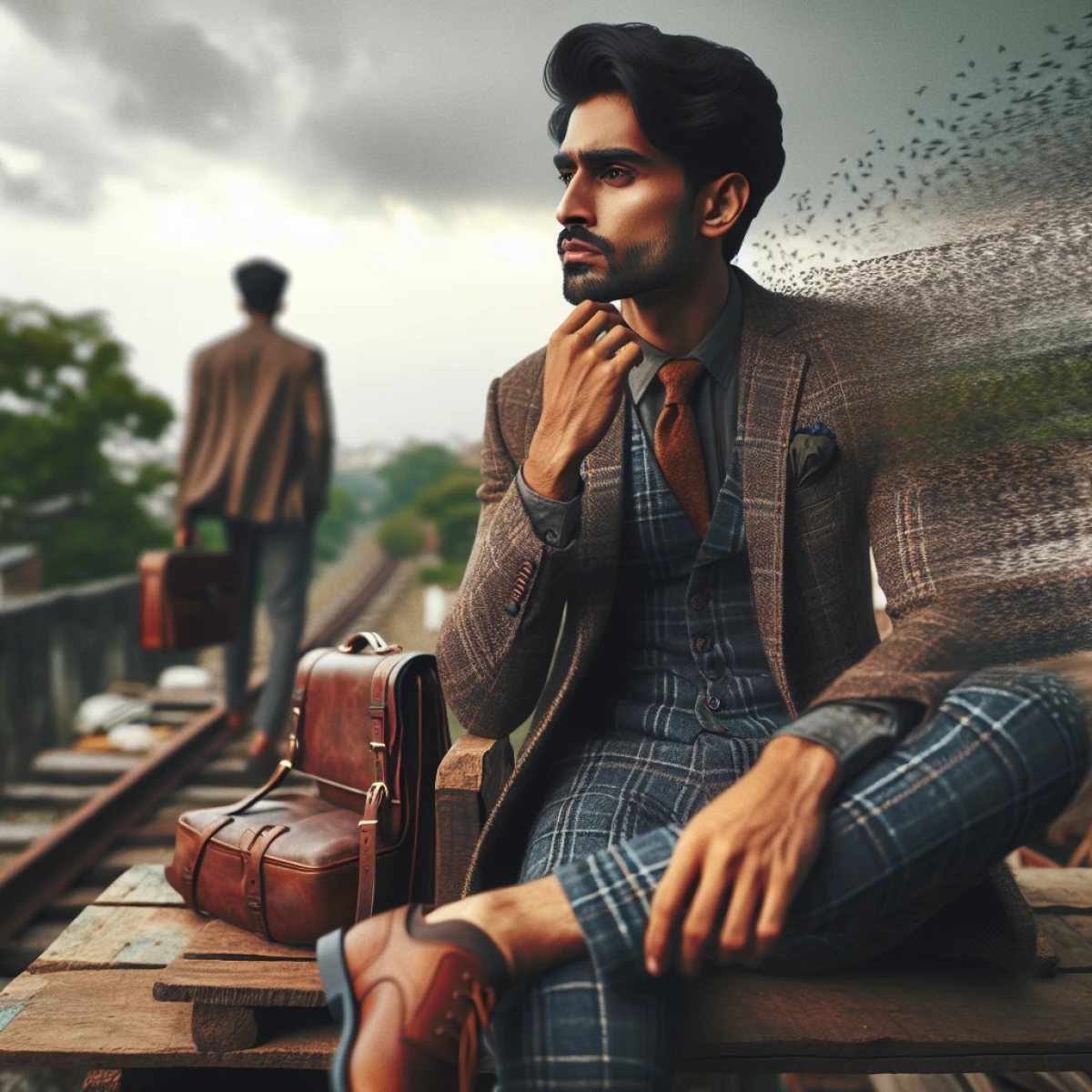 what to wear with brown shoes men