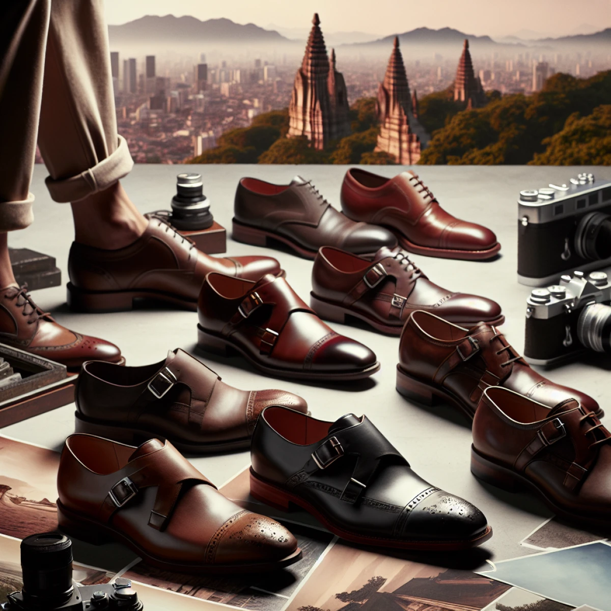 which celebrities wear monk strap shoes