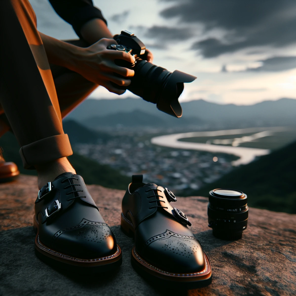 when to wear black double monk strap shoes