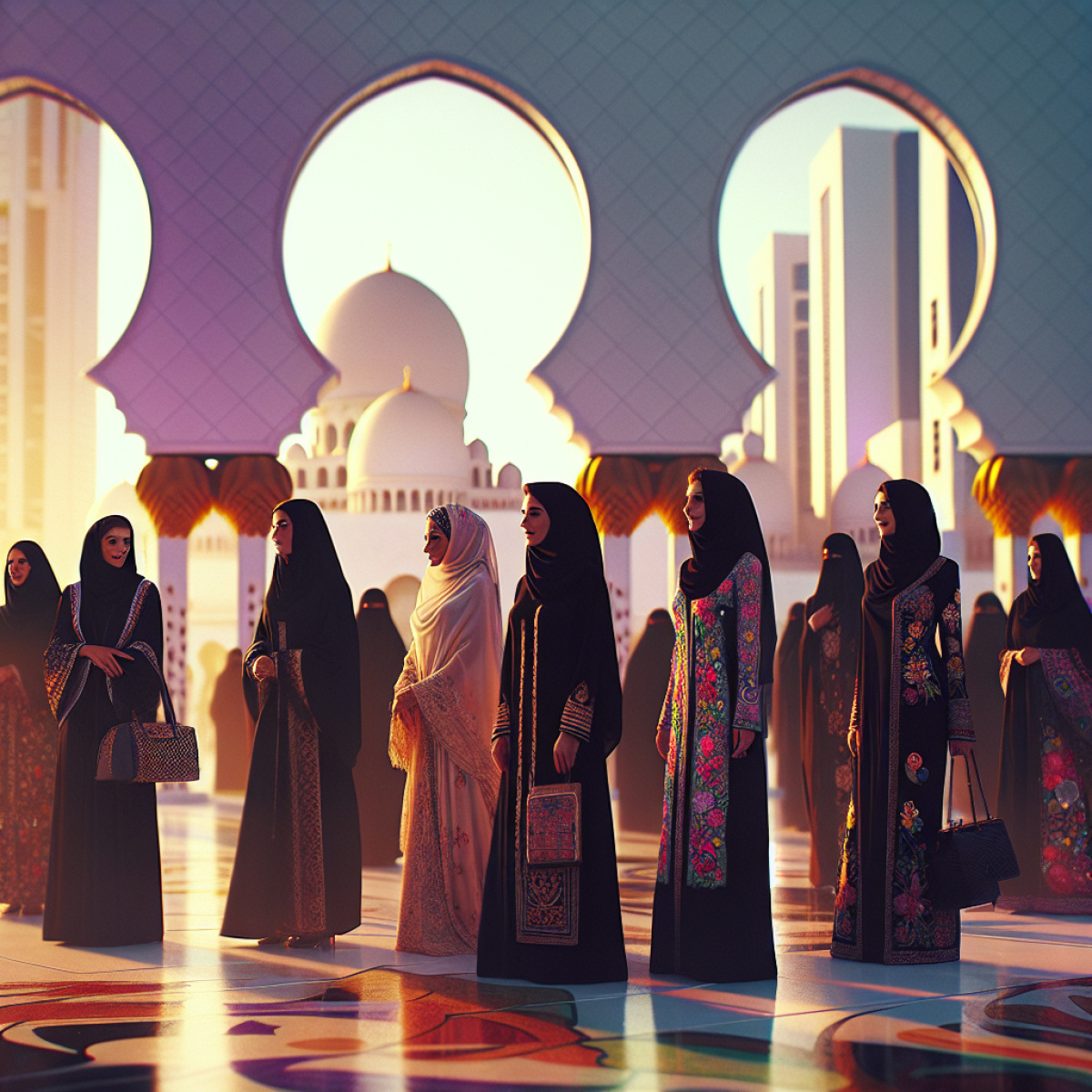 how do women dress in abu dhabi | Fashion & Style Tips | Fashion Feed|  Coveti