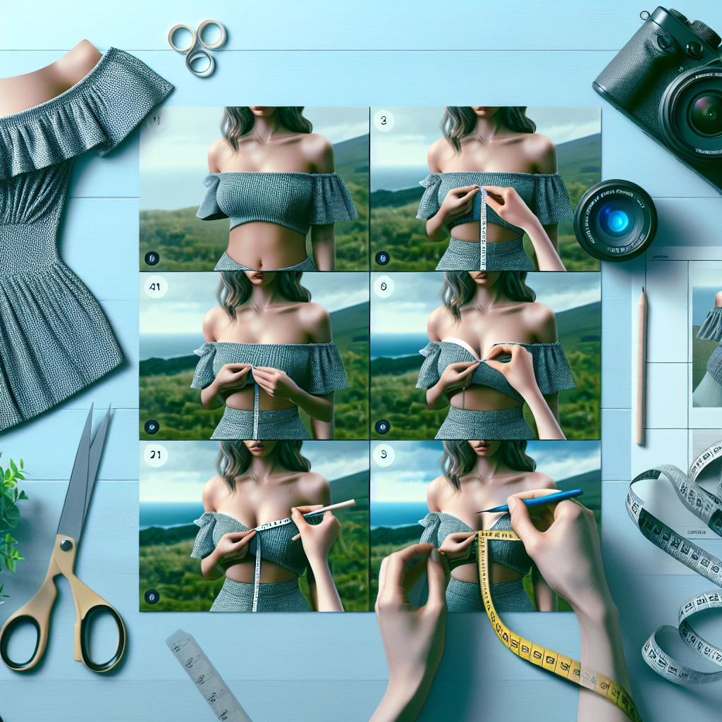 how to cut off shoulder dress with elastic 