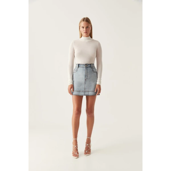 Embrace Denim Mini Skirt