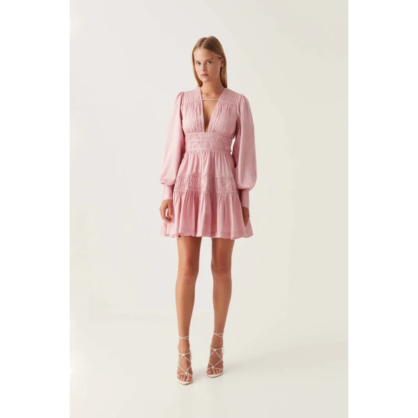 Fallingwater Ruched Mini Dress