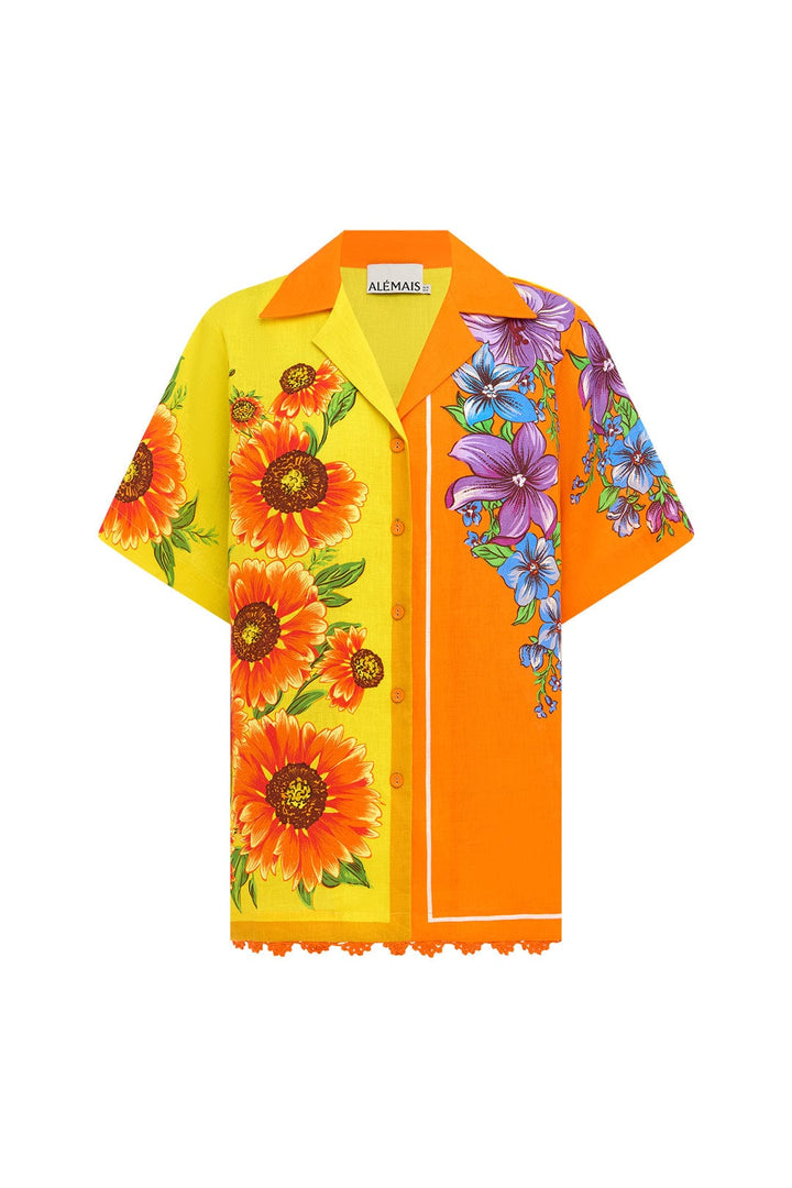 Alemais Jude Oversized Linen Shirt