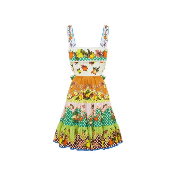 Alemais Lemonis Cut Out Mini Dress