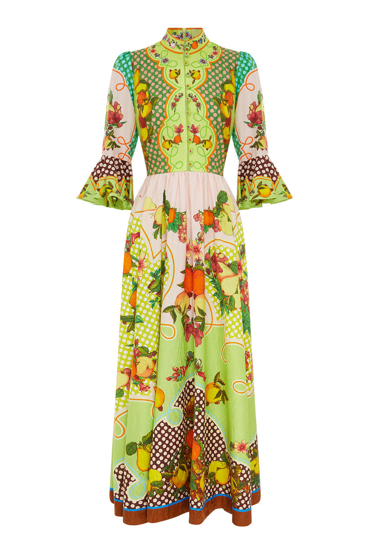Alemais Lemonis Jacquard Midi Dress