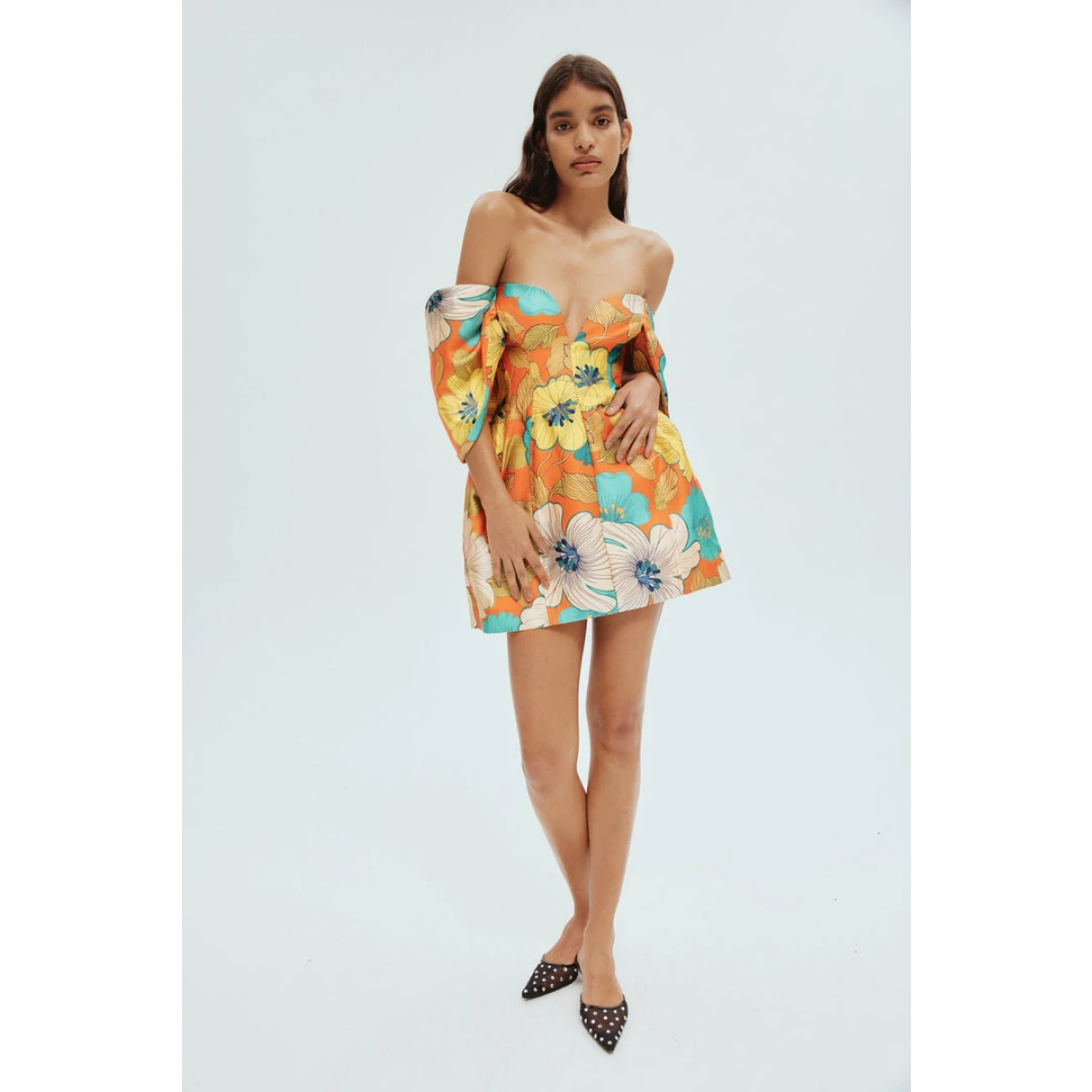 Alemais Piato Sculpt Mini Dress