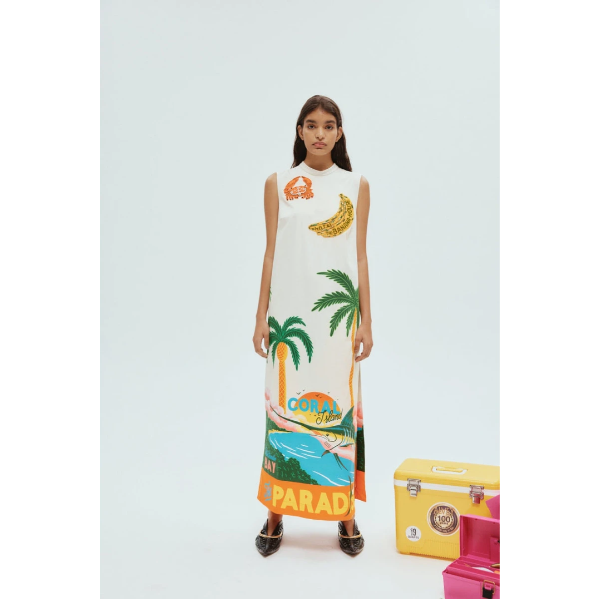 Alemais Samaki Midi Dress