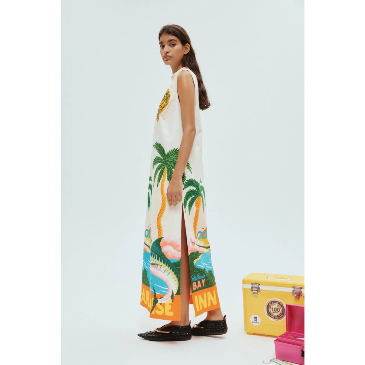 Alemais Samaki Midi Dress