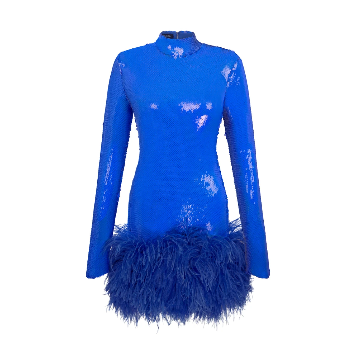 David koma feather on sale dress