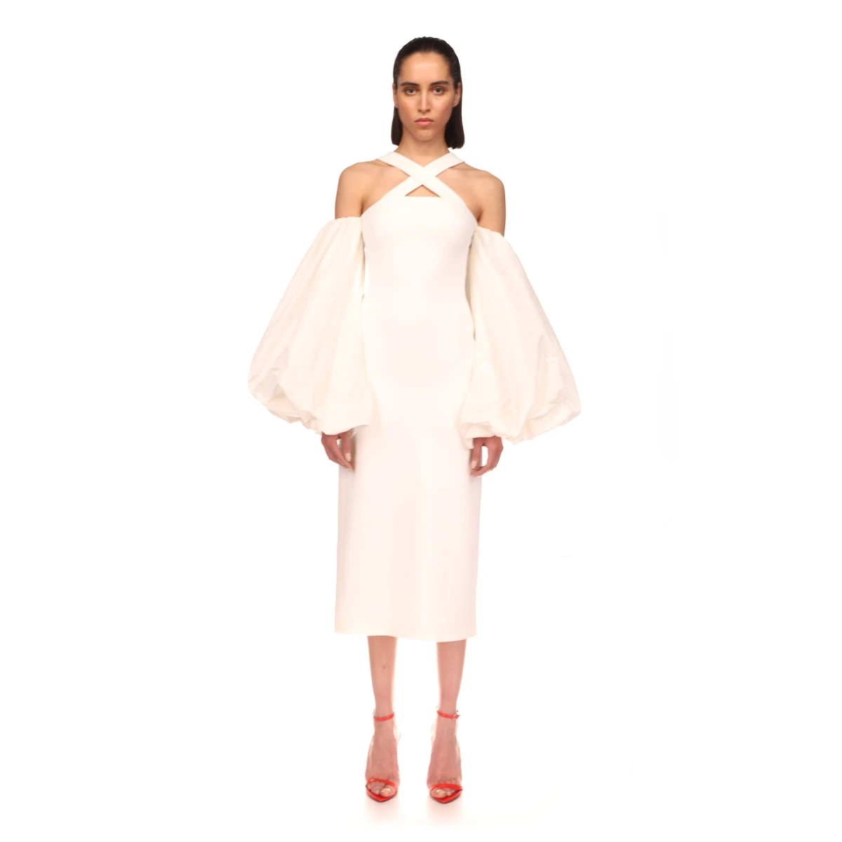 David Koma White Dress