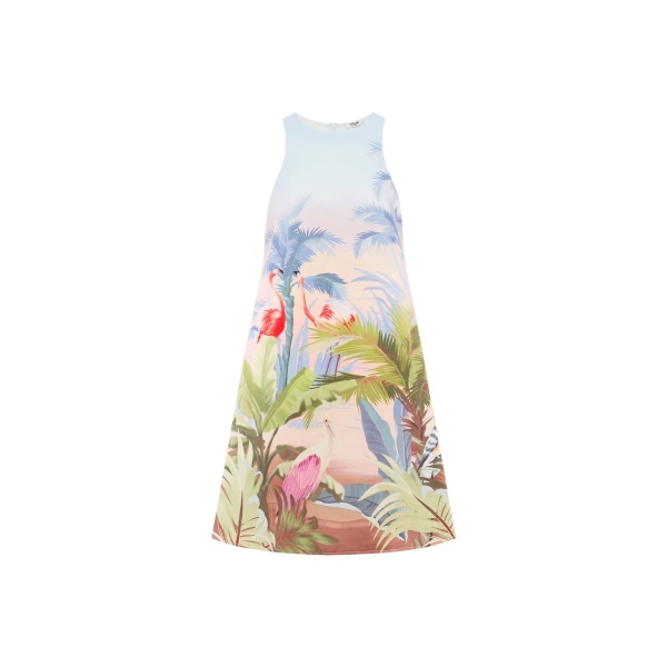 Leo Lin Carla Racer Mini Dress Dreamscape Print95861 nobg