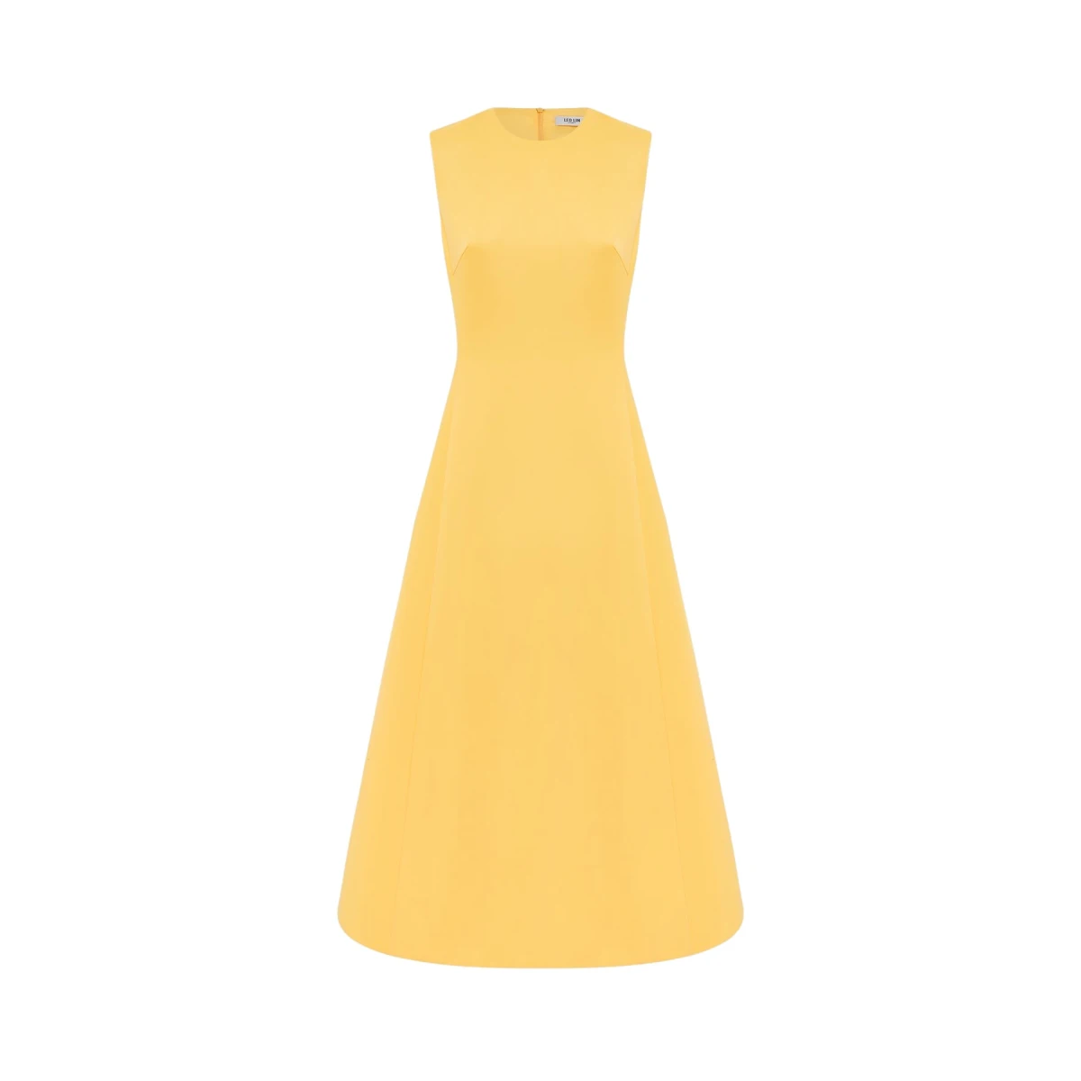 Leo Lin Cleo Sleeveless Midi Dress Canary75746 nobg