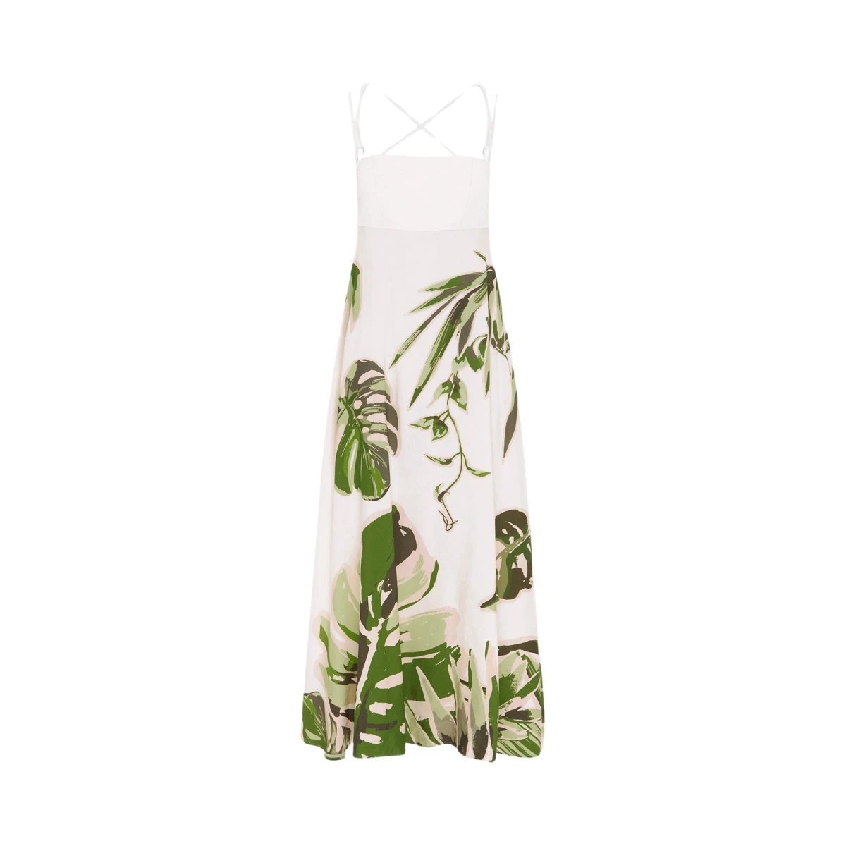 Leo Lin Izzie Midi Dress Botanica Print29671 nobg