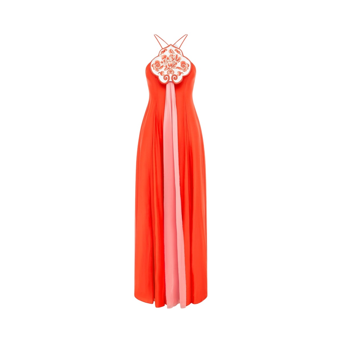 Leo Lin Rui Maxi Dress Fortune Red62856 nobg
