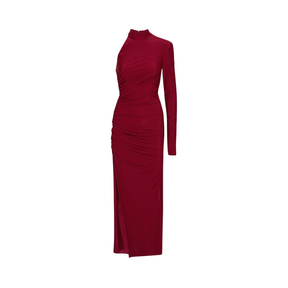 Rotate Birger Christensen Asymmetric Maxi Dress Red97708 nobg