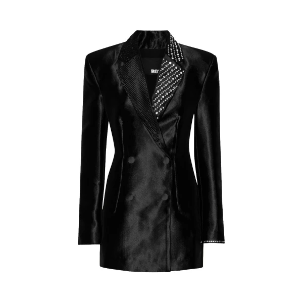 Rotate Birger Christensen Embellished Blazer Dress Black37437 nobg