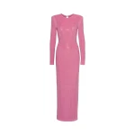 Rotate Birger Christensen Embellished Fitted Dress Pink15482 nobg