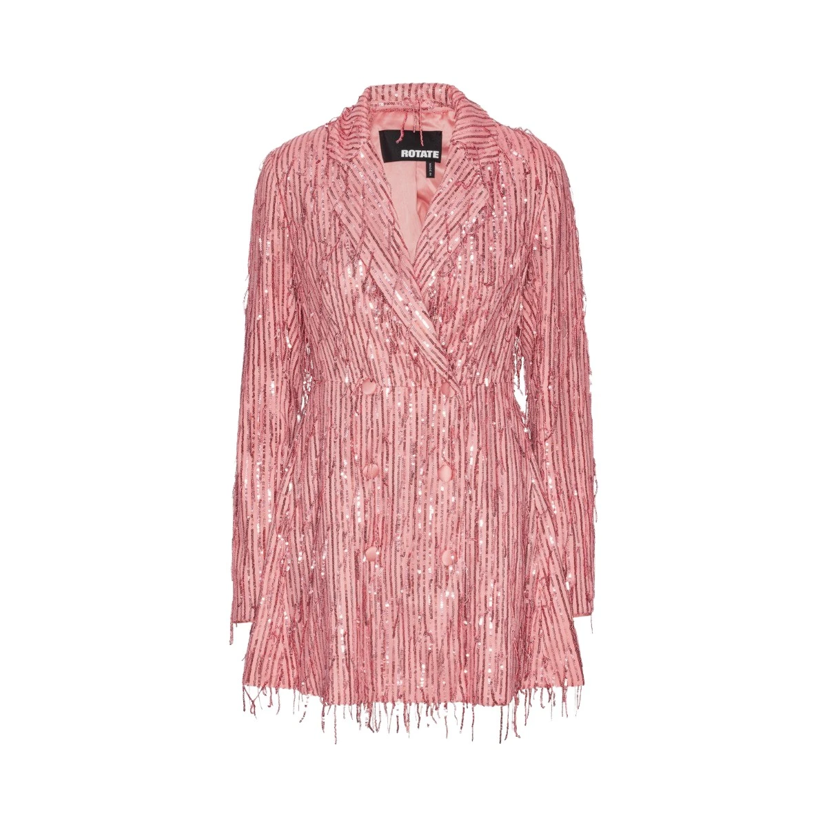 Rotate Birger Christensen Sequin Blazer Dress Pink48280 nobg