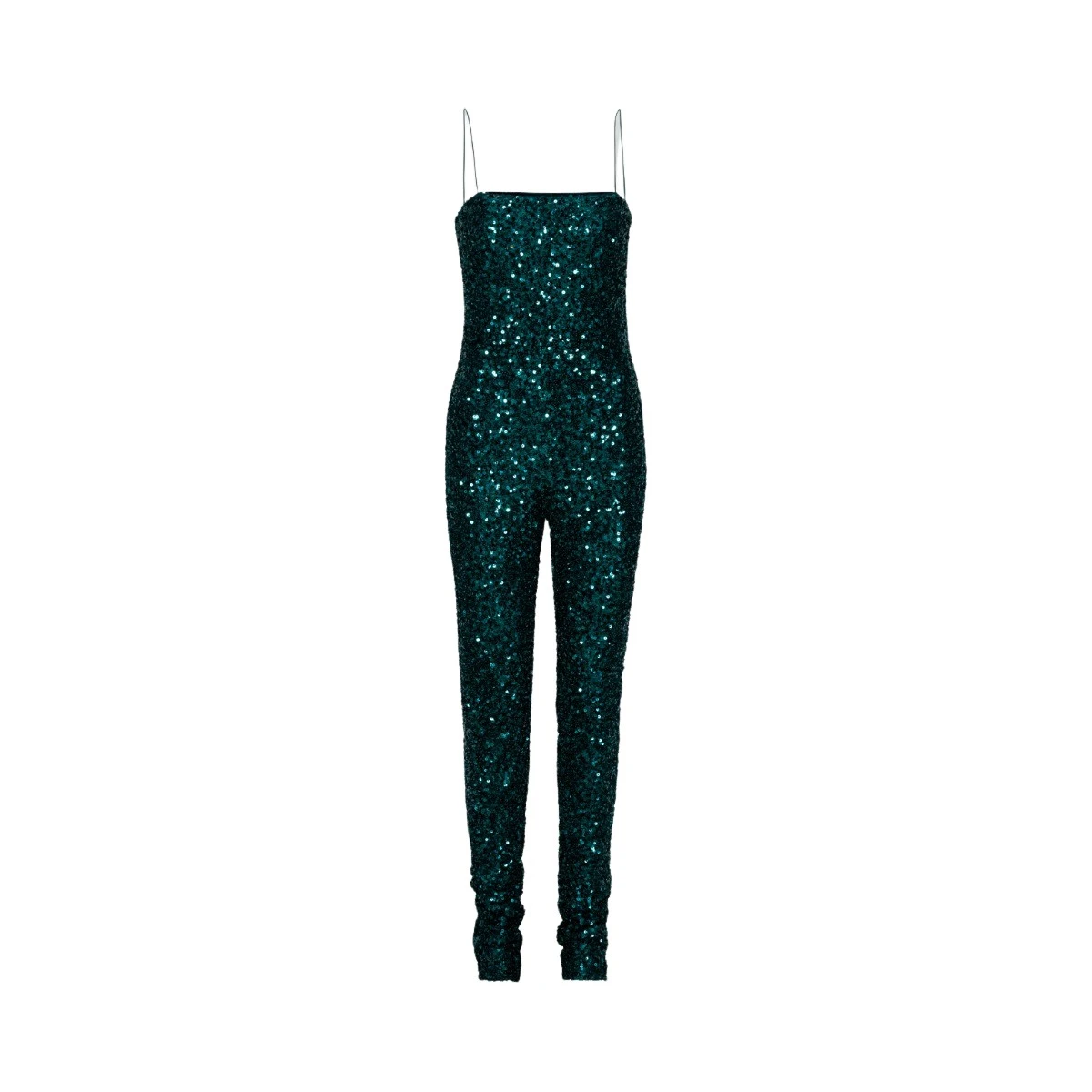 Rotate Birger Christensen Sequins Bodysuit Teal36114 nobg