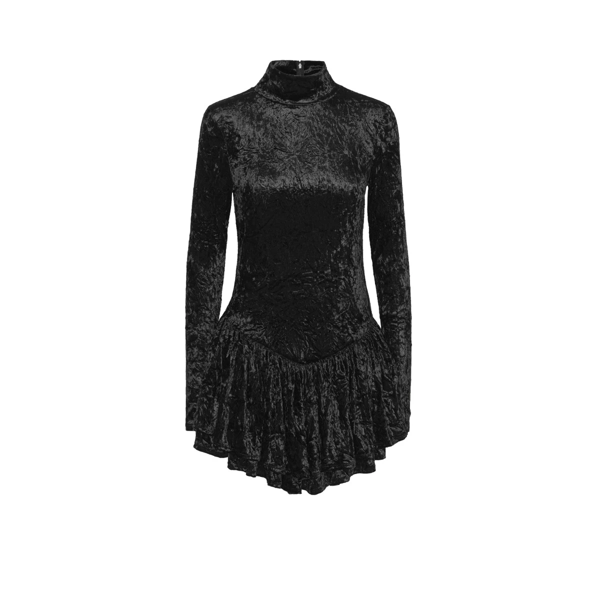 Rotate Birger Christensen Velvet Mini Dress Black29303 nobg