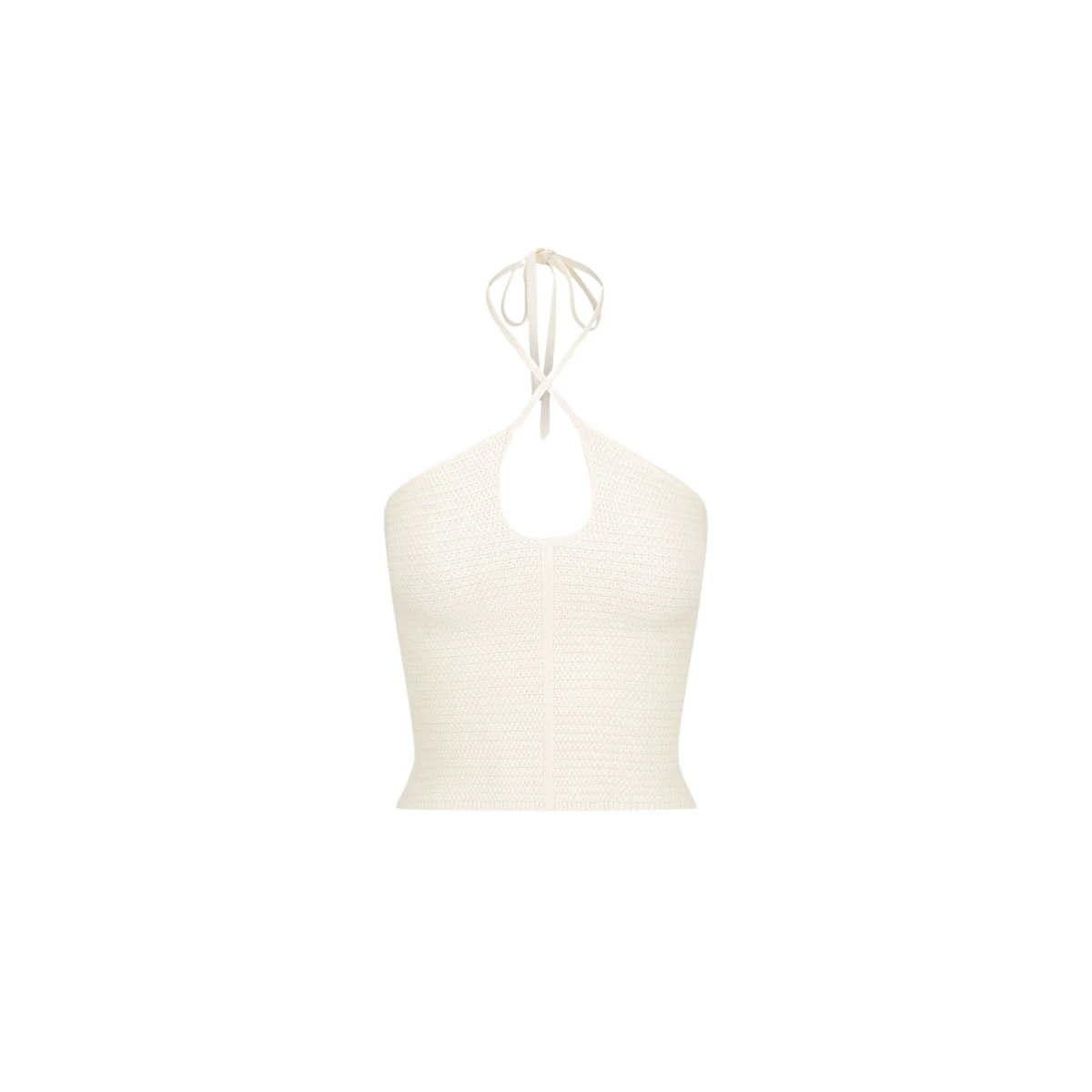 Shona Joy Eve Cross Front Top Coconut77319 nobg