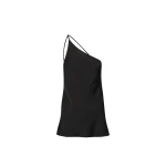 Shona Joy Mia One Shoulder Cowl Back Top Black57231 nobg