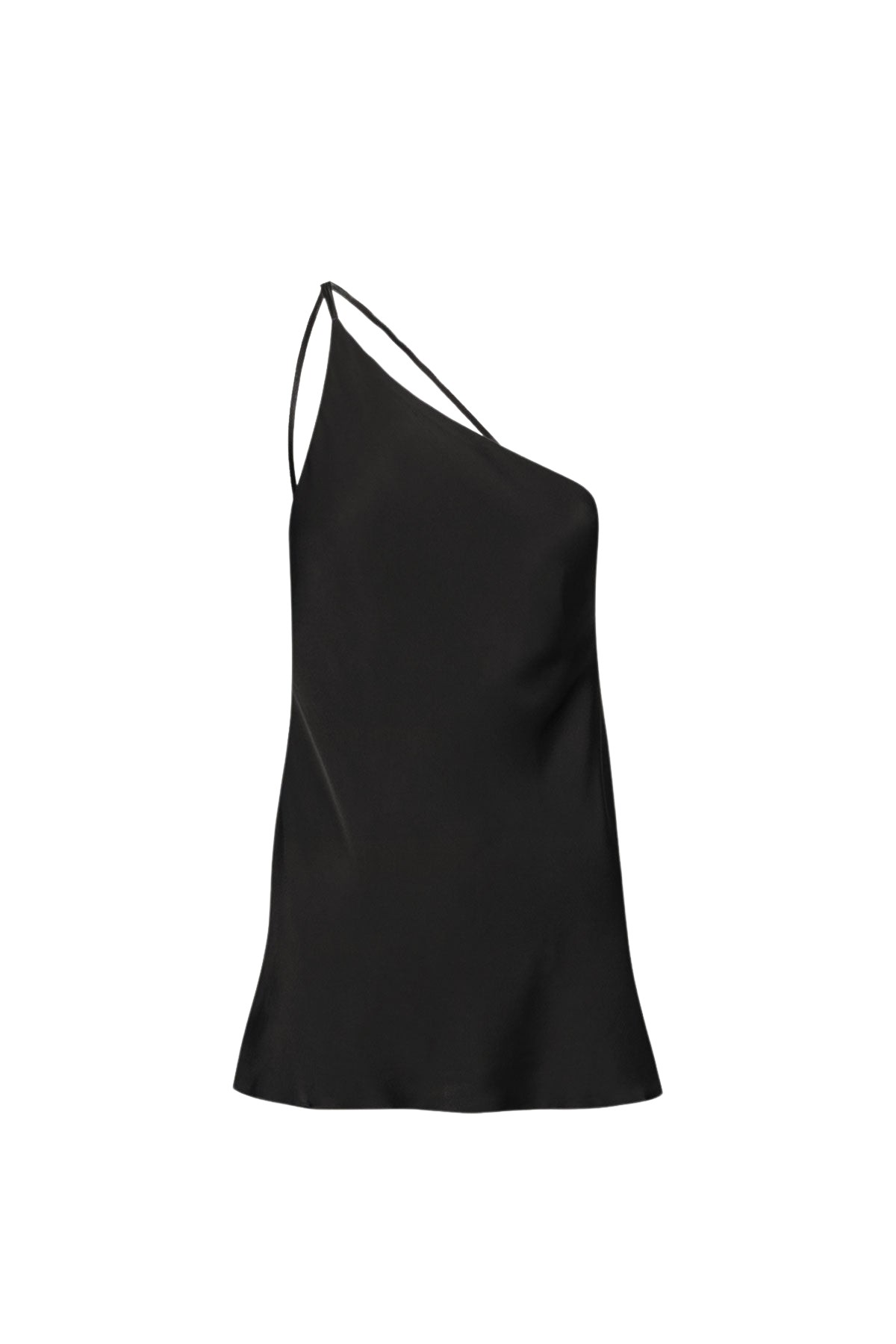 Shona Joy Mia One Shoulder Cowl Back Top Black57231 nobg