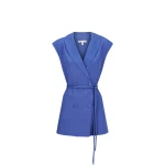 Shona Joy Vento Sleeveless Blazer Dress Cobalt39041 nobg