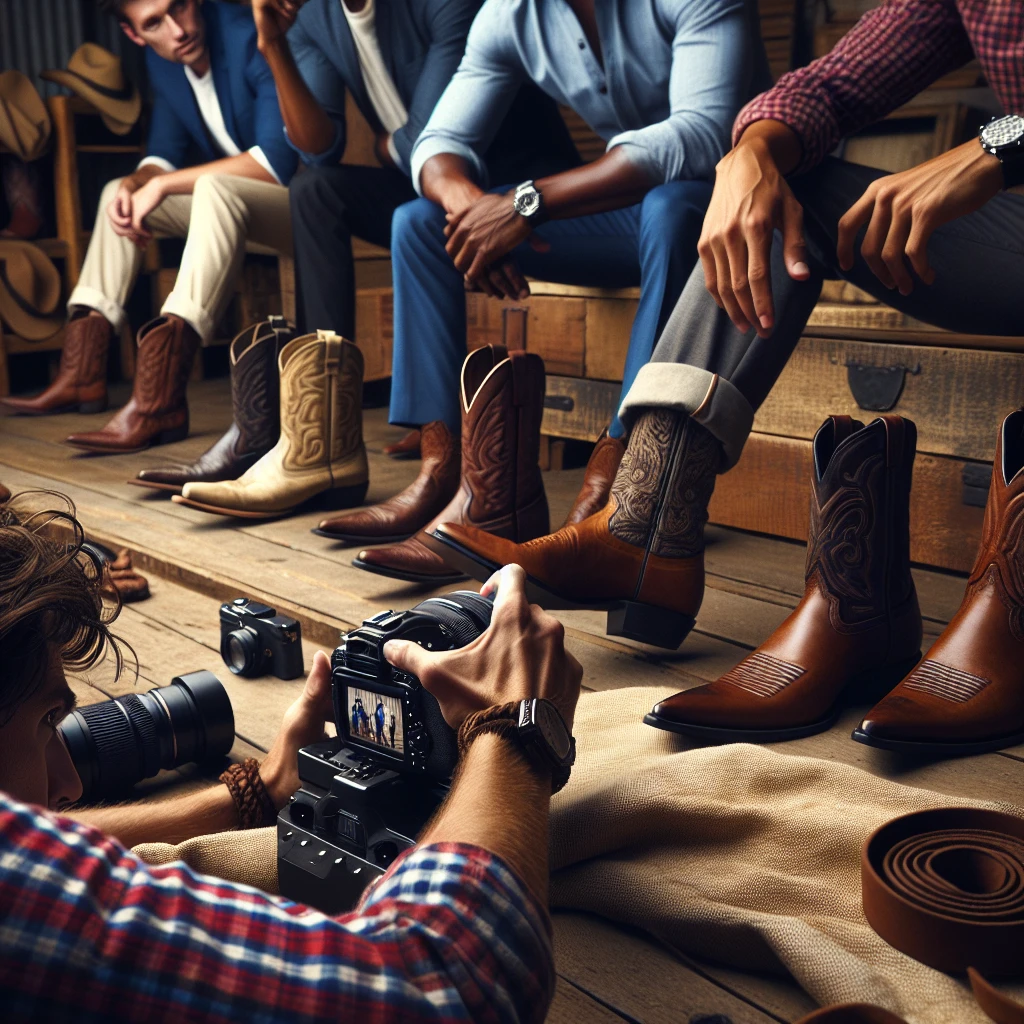 how to style cowboy boots men 