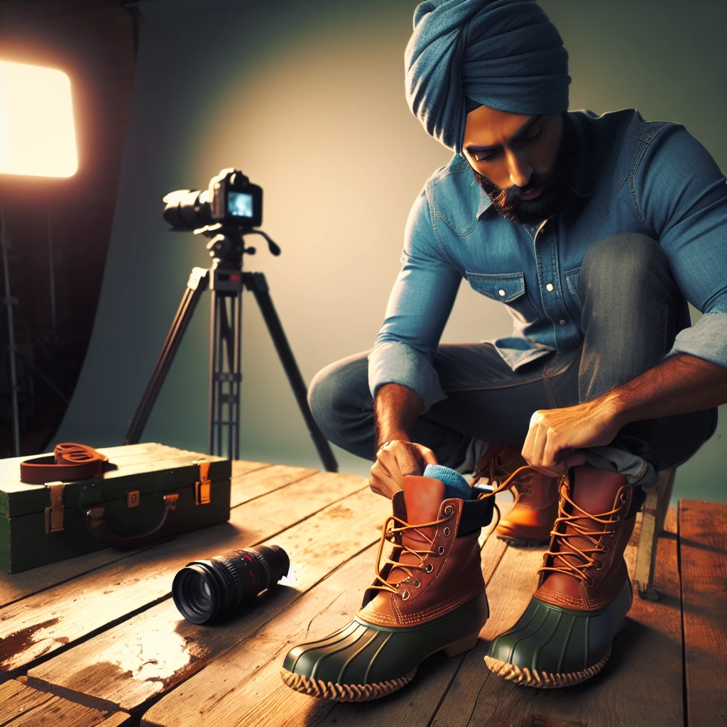 Men wearing duck outlet boots