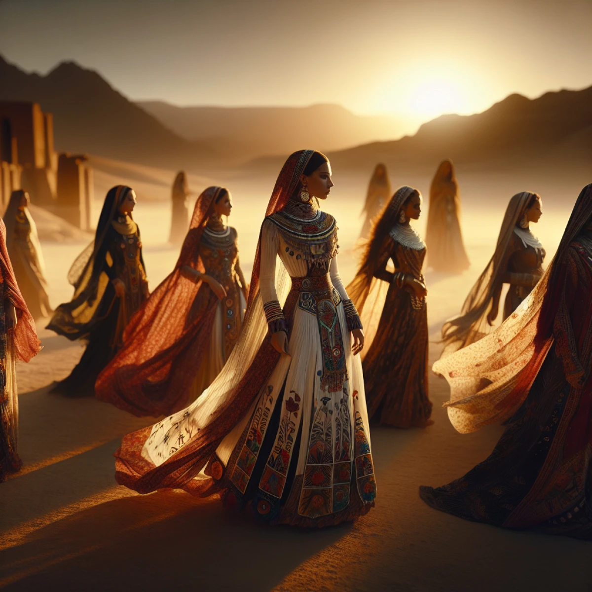 how do women dress in egypt