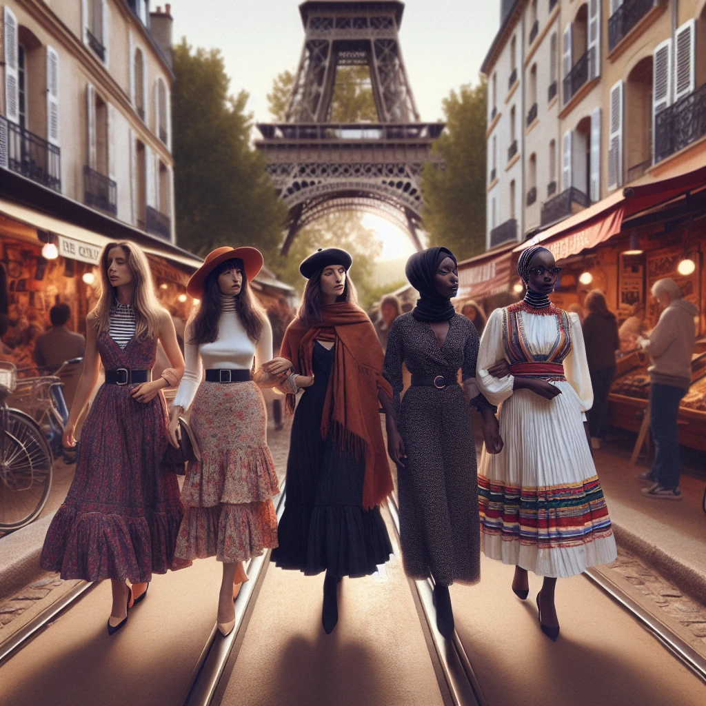 how do women dress in france