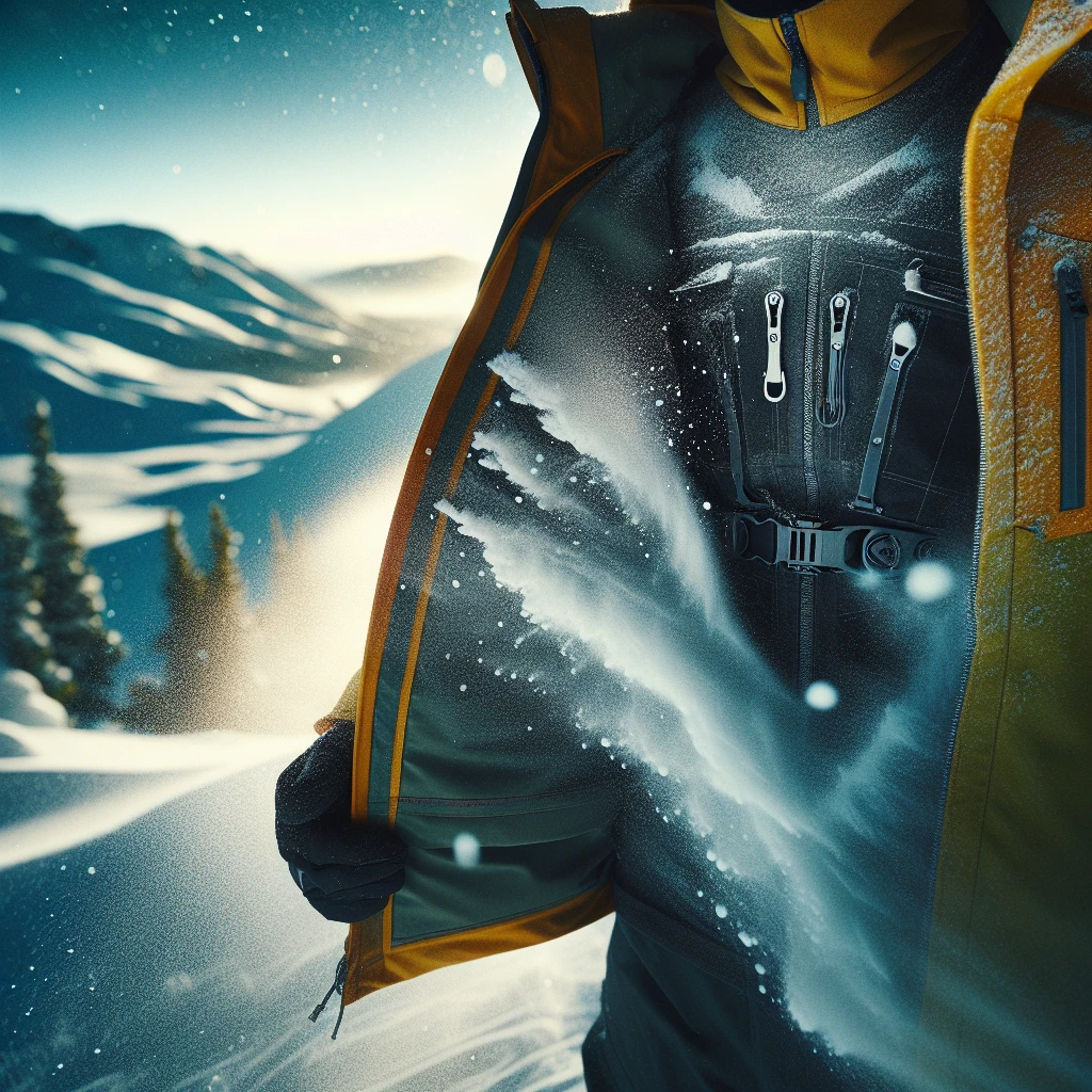 what is a powder skirt on a ski jacket