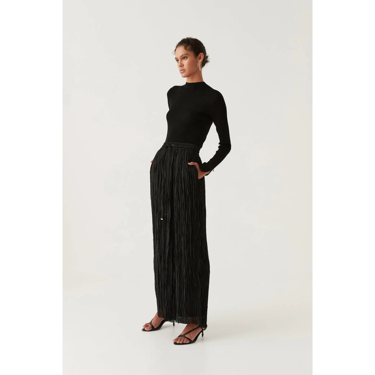 Aeriel Pleated Palazzo Pant