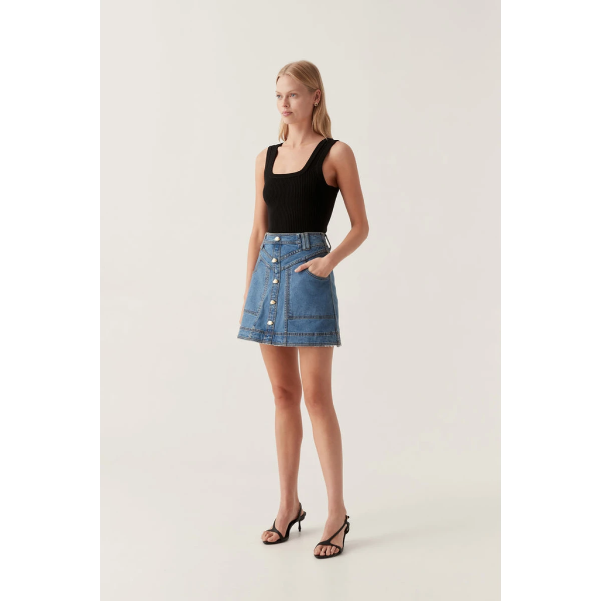 Belmond Denim Mini Skirt