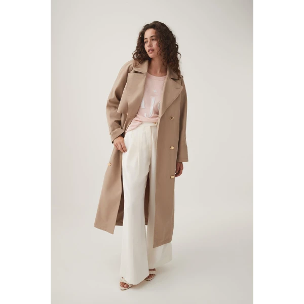 Aje Beige Coats Australian Designer collection Coveti