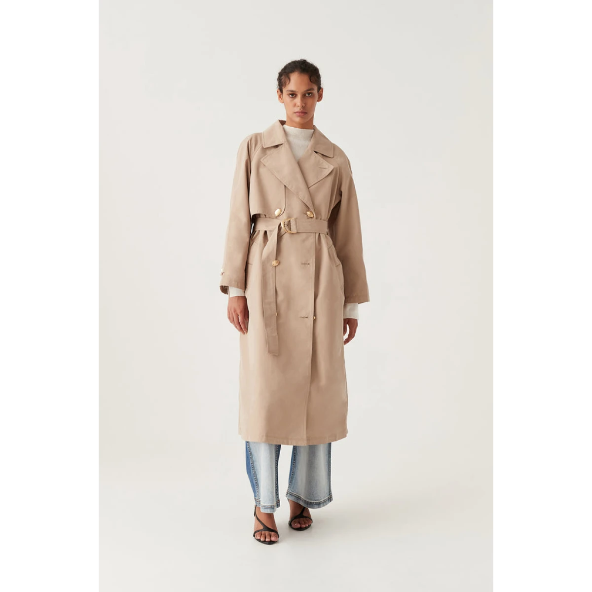 Aje Beige Coats | Australian Designer collection | Coveti