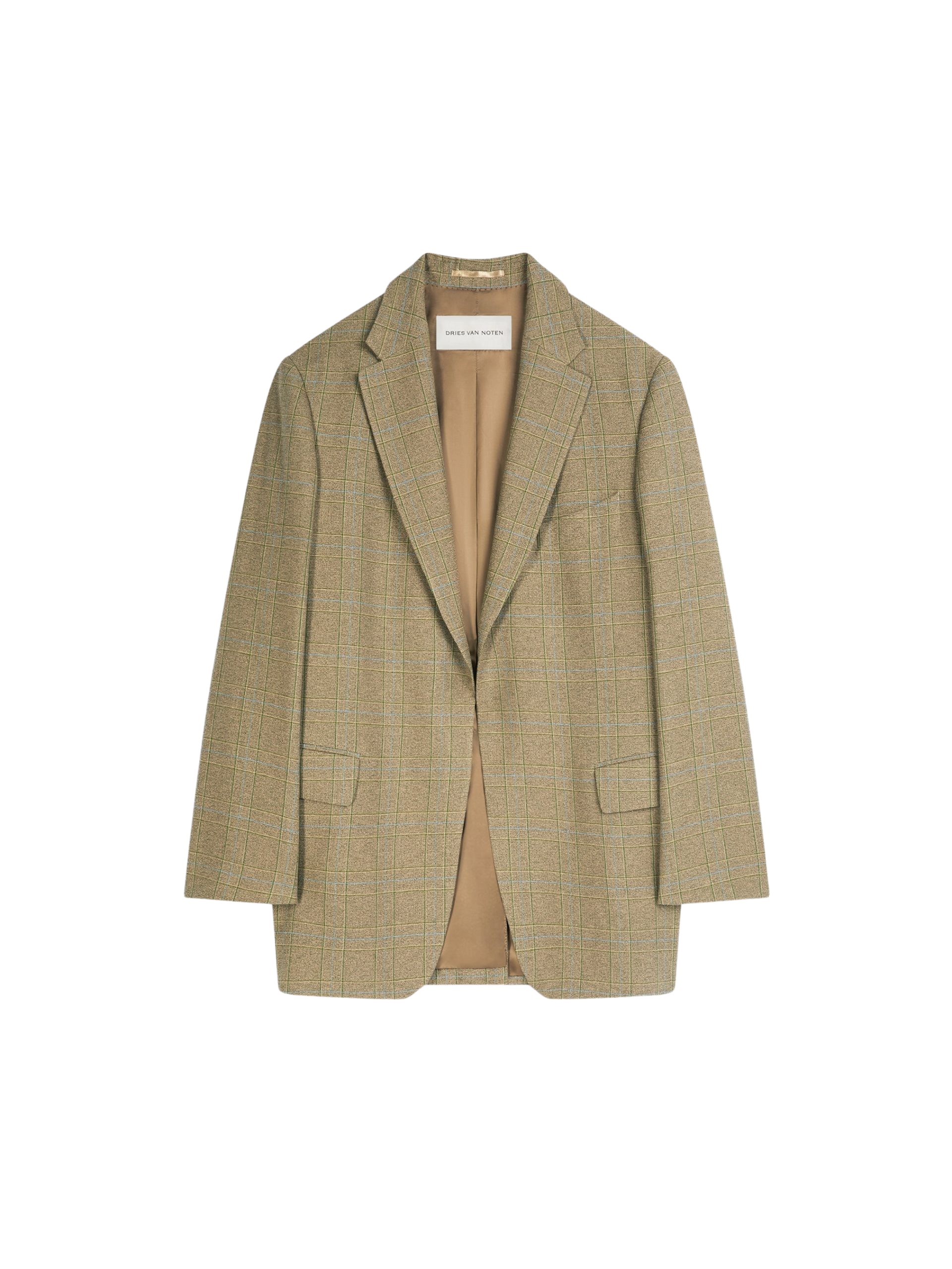 Dries Van Noten Checked blazer scaled54387 nobg