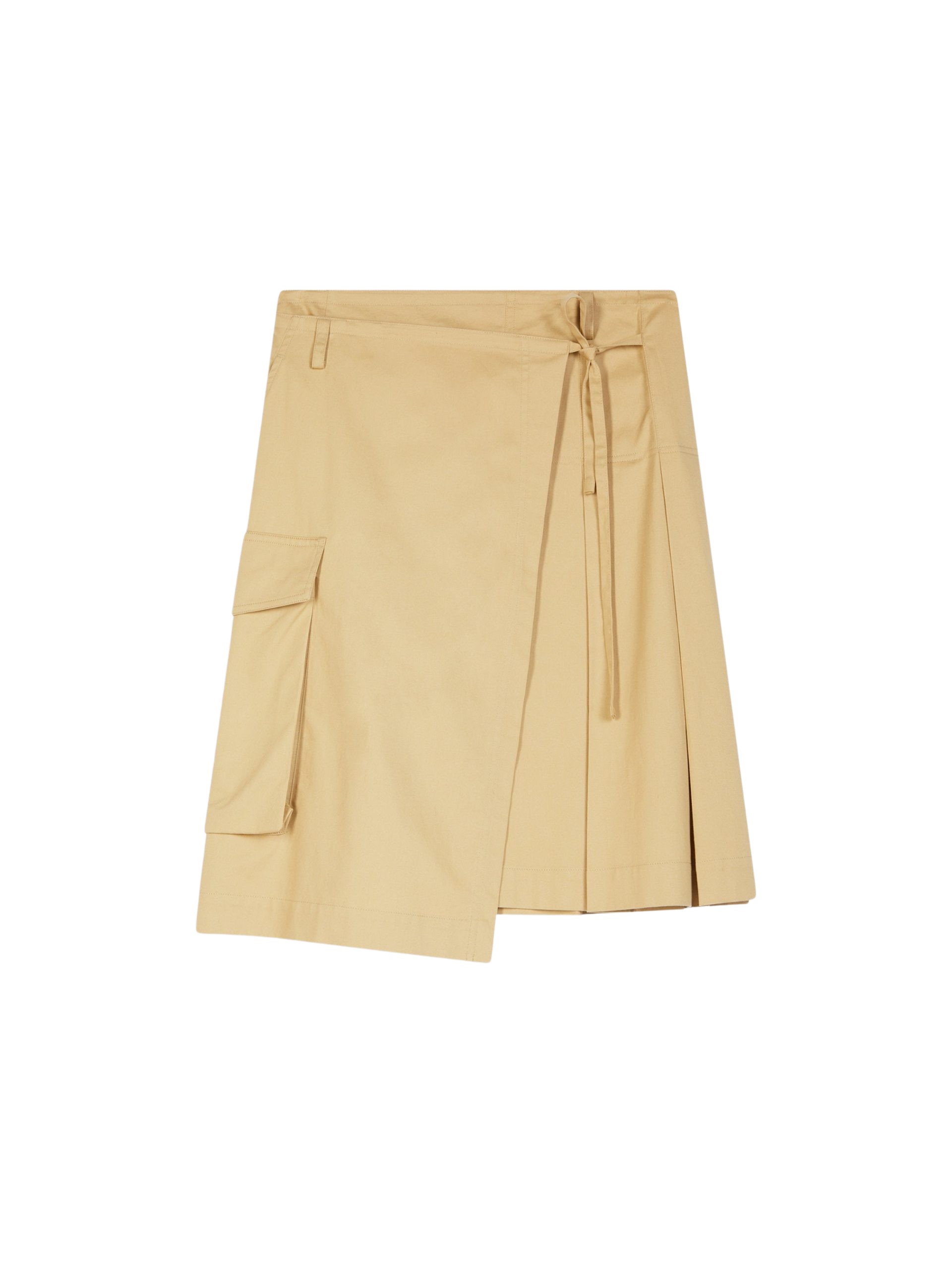 Dries Van Noten Cotton kilt skirt scaled66160 nobg